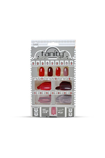 fanity Luxury Complete Nail Set | Professional Nail Polish and Artificial Nail Box