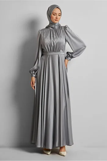 Alvina Satin Evening Dress 50528