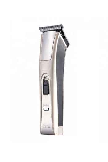 HTC Professional cordless hair clipper with accessories and titanium blade, GOLD
