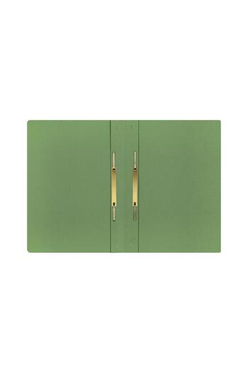ELBA Smart File with Fastener A4, Dual Filing Mechanism, 320g Cardboard, 200-Sheet Capacity, Green