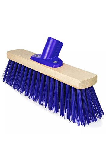 Mercaton Matura de Exterior din Lemn cu Perii din PVC si Suport din Plastic pentru Coada, 30 cm