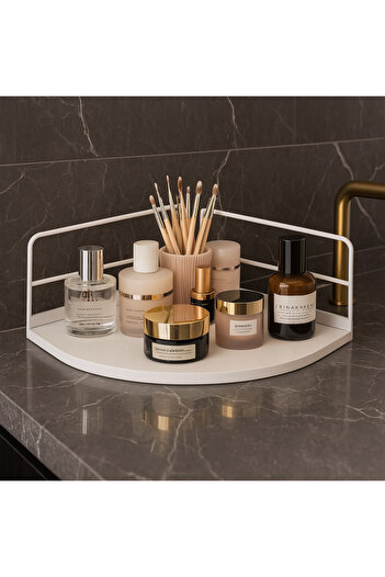 Okay Makeup Organizer Shelf |   Stainless Steel Organizer – Kitchen, Bathroom, Living Room, Study Desk