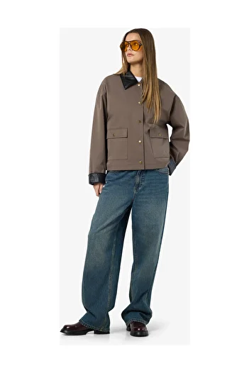 Noisy May Nmnora Pu Collar Jacket Dd