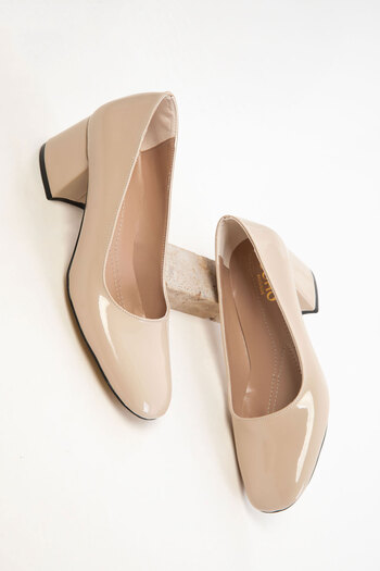 SOHO Skin Patent Leather Women's Classic Heeled Shoes 20808