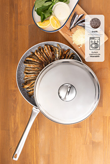 Emsan Fishy Granite Fish Pan 32 cm