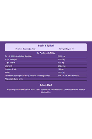 Suda Collagen Multiform Toz Aromasız Kolajen- Tip I-II-III, C Vitamini, Biotin, Hyaluronik Asit, Probiyotik | 300g