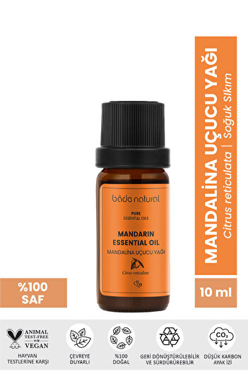 Bade Natural Tangerine 100% Pure Essential Oil - 10 Ml