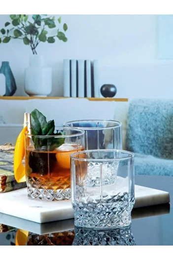 Paşabahçe VALSE SET OF 3 WHISKY GLASS GLASSES