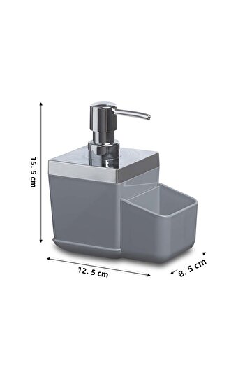 Prima Nova Tuscany Gray Kitchen Liquid Soap Dispenser