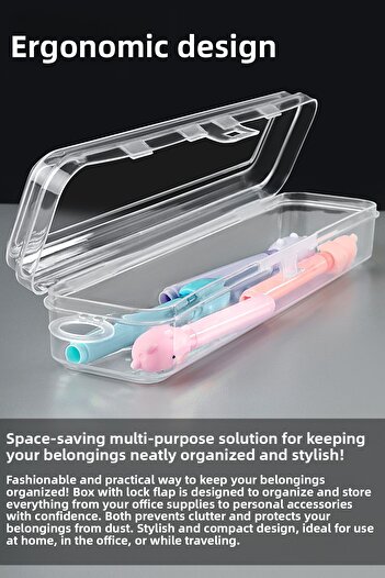 Meleni Home 6 Pcs Pen Storage Case - Travel Type Accessory Organizer Organizer Storage Carrying Container