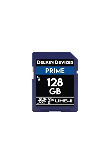 Delkin Devices Prime 128GB UHS-II SDXC 1900x V60 Memory Card