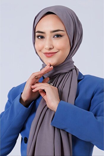 HAREM SCARF Asian Shawl - Smoked