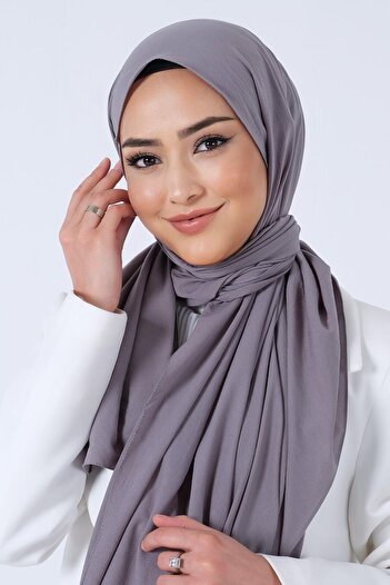 HAREM SCARF Asian Shawl - Dark Smoked