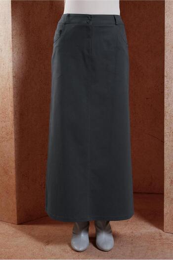 Alvina Straight Cut Tesettures Skirt 60615