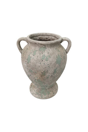 Generic Luxury vase stand in calm green color for elegant home decor and outdoor gardens (18.5*18.5*26 cm)
