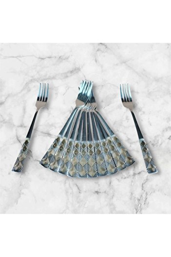 AR Large stainless steel fork set, 12 pieces