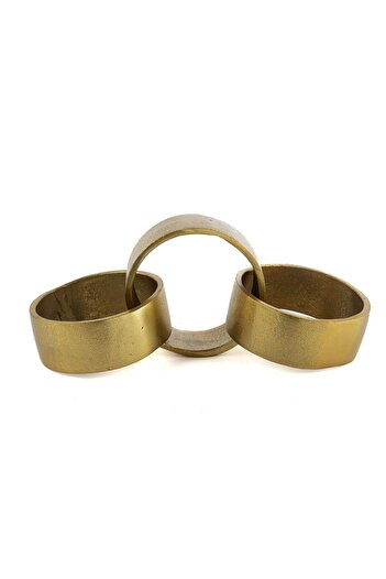 Mikasa Moor Gold zincir dekor obje 31*1 cm