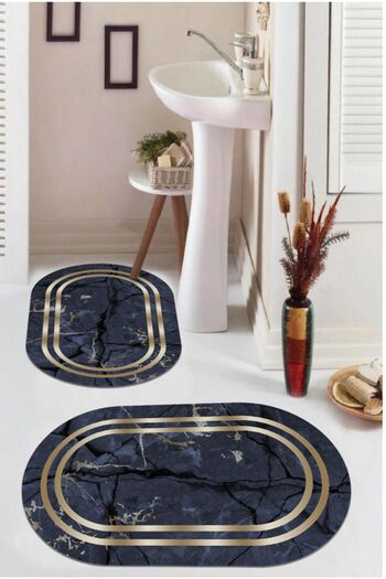 Aldora Oval Bath Mat Set