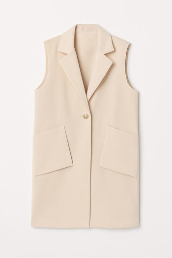Touché Privé Gold Button Detailed Vest