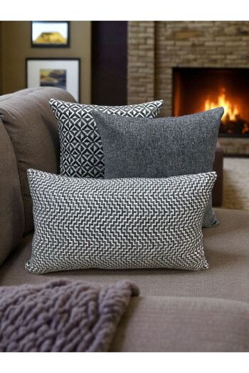 shop 'Arion Modern Patterned 3-Piece Combination Set Woven Throw Pillow Cover