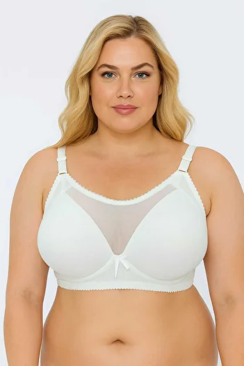 wear treasure C Cup Wireless Sponge Side Support Wire Support Bra