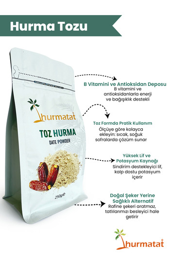 Hurmatat Toz Hurma (GLUTENSİZ) 250 gr
