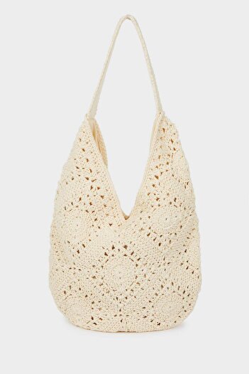 DeFacto Women's Lace Shoulder Bag E2804Axns