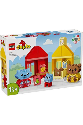 LEGO ®   DUPLO روتيناتي اليومية الأولى: مجموعة بناء الأكل والوقت للنوم 10414 للأطفال بعمر 1½+ سنة (28P)