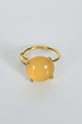 BE BLUE Sari Kopal Stone Gold Adjustable Ring