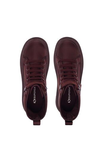 Superga 3051 Alpina Apex High Nylon Kadın Bordo Çizme