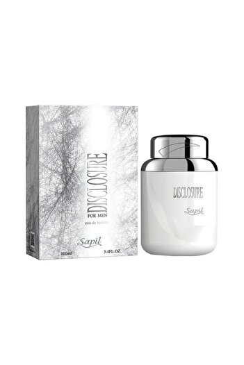 sapil Disclosure White EDT for Men 100ml – Fresh Woody Eau De Toilette Spray