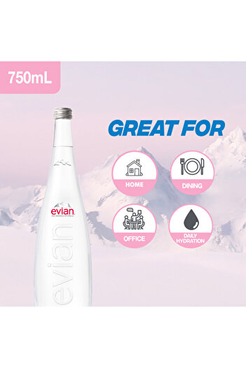 Evian SU CAM ŞİŞE 12 x 750 ml