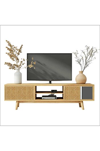 Bigaimaj Wicker Rattan Patterned Self-Adhesive Lamination Cabinet, Dresser, Nightstand Covering Foil