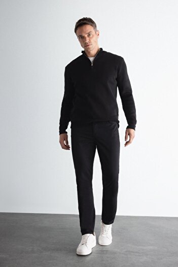 DeFacto Chino Canvas Pants Slim Fit Slim Fit Cotton Stretchy Narrow Leg C9441Ax24Au