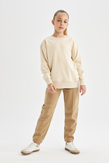 DeFacto Girl's - Pocketed Rubber Waist Jogger Sweatpants X9036A624Au