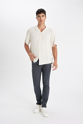 DeFacto Pantolon Slim Fit Dar Kesim Cepli Dar Paça C9436ax24au