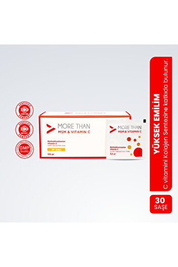 MORE THAN Msm & Vitamin C 30 Sachets