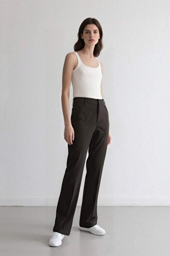 DeFacto Straight Fit Double Pockets Regular Waist Standard Length Pants E4660Ax25Sp
