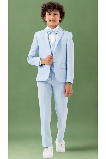 Atlas Kids Boys' Tuxedo Suit – Jacket, Pants, Vest, Bow Tie, Shirt Set of 5