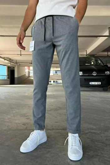 hello7 Men's Slim Fit Double Leg Jogger Trousers