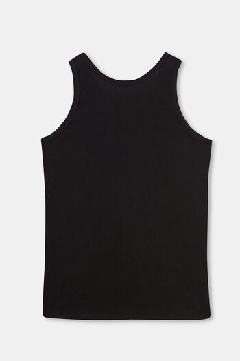 Dagi Black Wide Collar Combed Cotton Men's 2-Piece Undershirt