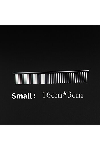 Choice 16x 3cm G519B Pet Hair Removal Comb Stainless Steel Pet Grooming Comb Gently Removes Loose Knotted H