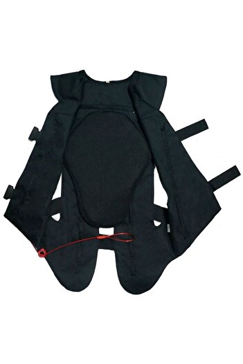 Linomag Moto Airbag Vest, CO2 cartridge included + spare, size L, Black