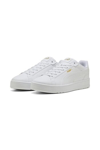Puma 400284 05 Court Classico Білий-Білий-Золотий Чоловічі спортивні кросівки