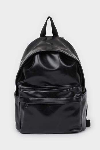 DeFacto Men's Faux Leather Backpack E0691Axns