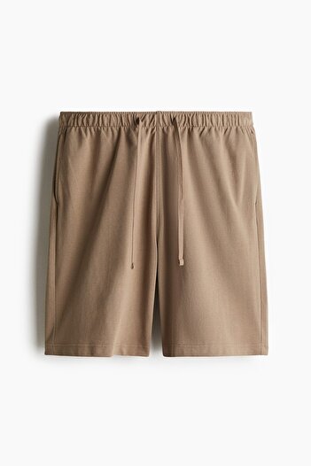 H&M Diz Boyu Pike Şort Relaxed Fit