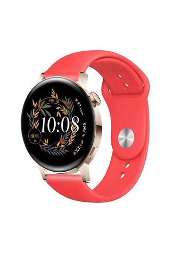 Tagomoon Huawei Watch Gt 3 Elegant 42mm Uyumlu Yumuşak Dokulu Silikon Kordon Kayış