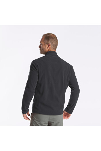 Decathlon Ανδρικό παλτό Quechua Outdoor Fleece - Μαύρο - MH100
