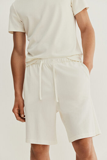 H&M Diz Boyu Pike Şort Relaxed Fit