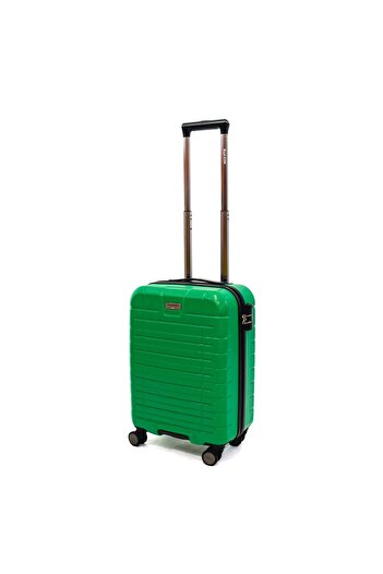 Ella Icon Troler Leaf cu 4 roti duble, ABS, 55x39x23 cm, Verde